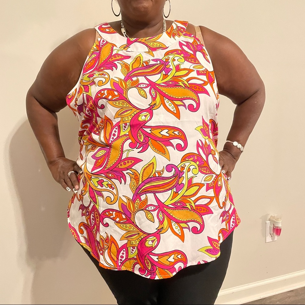 Colorful Sleeveless Tunic